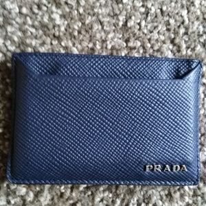 Prada card holder wallet